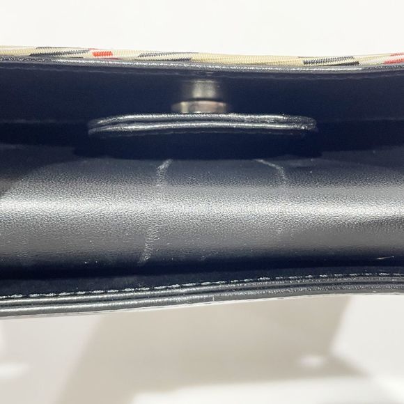 BURBERRY Tote Bag London Logo Partial Check Square Type Women's Black 20502596 - Picture 15 of 15